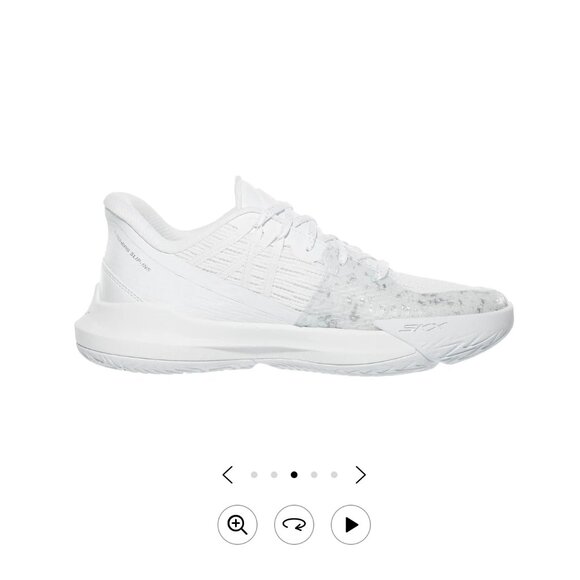 Skechers Baseline Bully Tennis Court Shoe - Women's - White/Silver - 10 - New - Picture 3 of 5